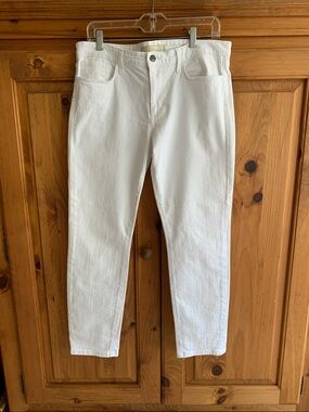 Joe's Jeans Straight Leg White Womens Jeans, Size 32